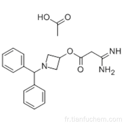 Acétate d&#39;ester de 1- (diphénylméthyl) -3-azétidinyle d&#39;acide 3-amino-3-iminopropanoïque CAS 170749-59-4